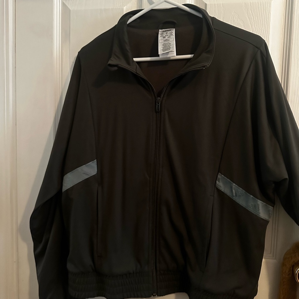 Adidas dark green full zip size medium
